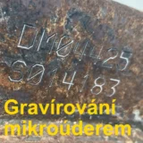 Gravírování oceli mikrobodem